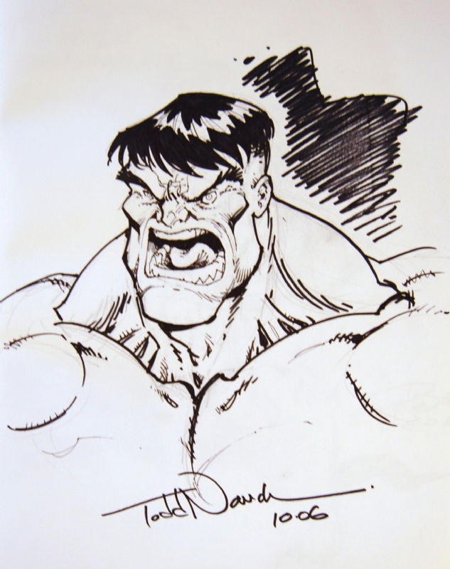 Hulk Todd Nauck In Thomas Suhlings Hulk Sketchbook Volume Iii